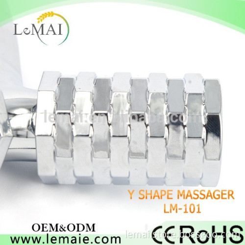 HOT!!! V shape beauty roller massager for men in dubai magnetic hand massage roller